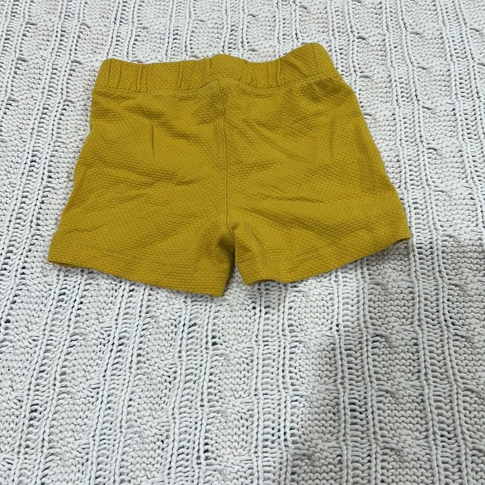 Osh Kosh Mustard Yellow Sailor Shorts Elastic Waist 3T